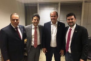 2017 - Pref.André Merlo governador valadares, deputado federal Bruno Araújo e deputado Caio Narcio